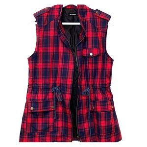Plaid Vest